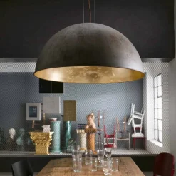 Lampada rustica a sospensione Ø80 cm Galileo Il Fanale