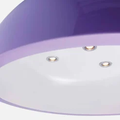 Lampada sospensione colorata Slide Cupole polietilene fatta in Italia