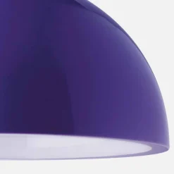 Lampada sospensione colorata Slide Cupole polietilene fatta in Italia