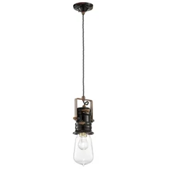 Lampada Sospensione Design Industriale in Ferro, Vetro e Ceramica - Urban