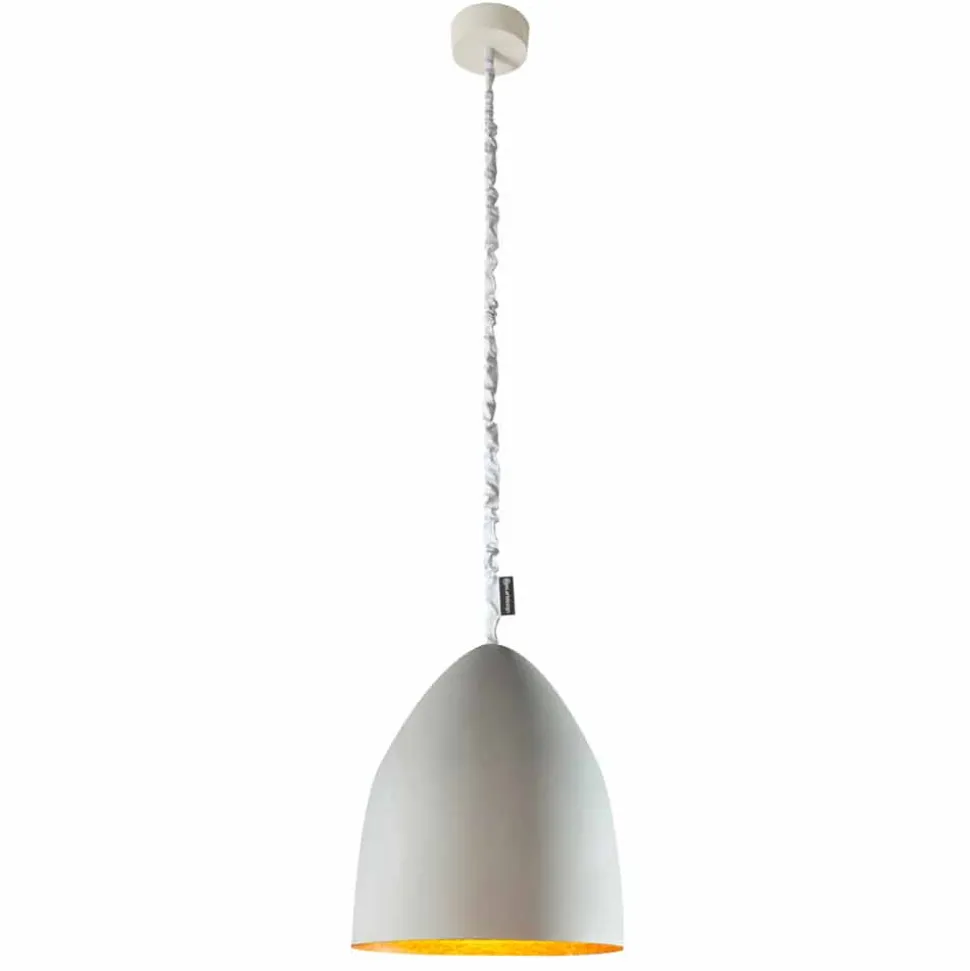 Lampada sospensione In-es.artdesign Flower S Cemento finitura cemento