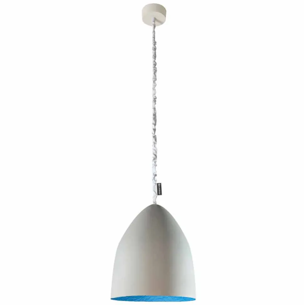 Lampada sospensione In-es.artdesign Flower S Cemento finitura cemento