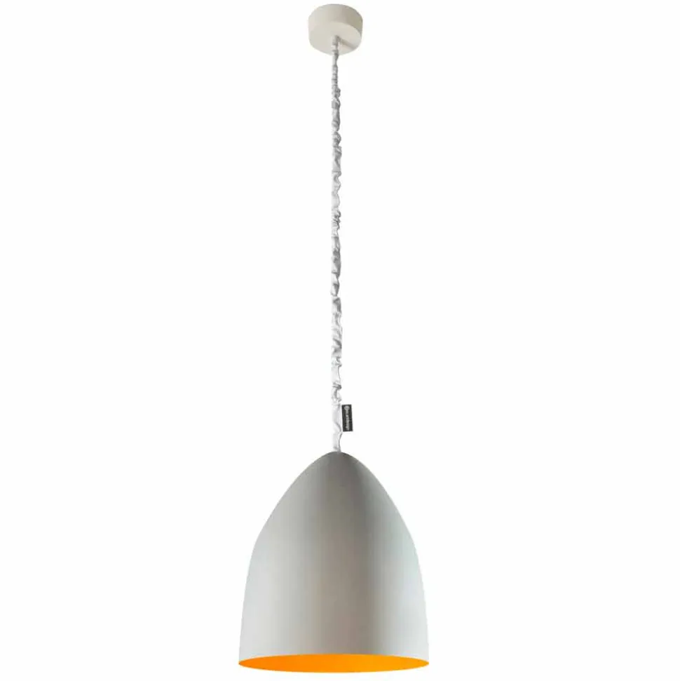 Lampada sospensione In-es.artdesign Flower S Cemento finitura cemento