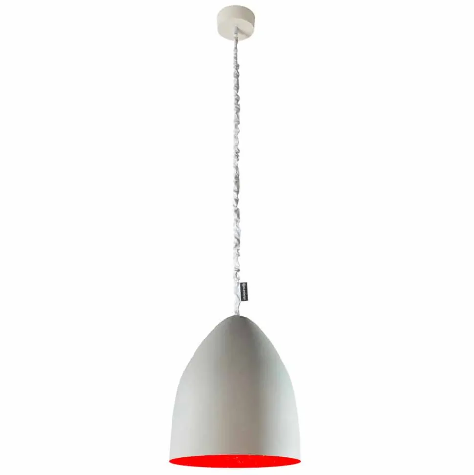 Lampada sospensione In-es.artdesign Flower S Cemento finitura cemento