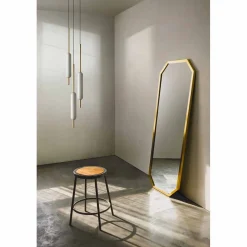 Lampada Sospesa a 1, 3 o 6 Luci in Ottone Design Moderno - Typha by Il Fanale