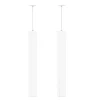 Lampada Sospesa da Incasso in Alluminio Bianco o Nero, 2 Pezzi - Rebolla