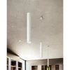 Lampada Sospesa Decorativa in Alluminio Bianco o Nero, 2 Pezzi - Rebolla