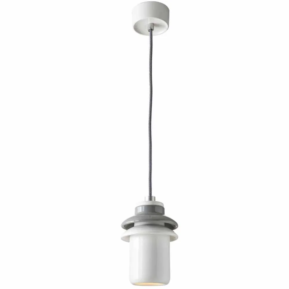 Lampada sospesa di design moderno in ceramica fatta in Italia Asia