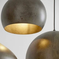 Lampada Sospesa in Acciaio Diametro 300 o 400 mm – Materia Aldo Bernardi