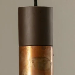 Lampada Sospesa in Ceramica e Rame Realizzata a Mano in Italia - Toscot Match