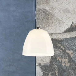 Lampada Sospesa in Vetro Veneziano Incamiciato Soffiato a Mano - Flora