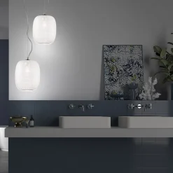 Lampada Sospesa in Vetro Veneziano Soffiato Artigianale - Cloe Balloton