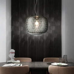 Lampada Sospesa in Vetro Veneziano Soffiato Artigianale - Cloe Balloton