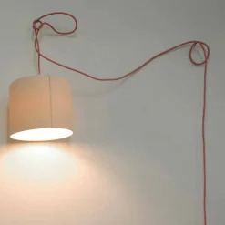 Lampada sospesa moderna In-es.artdesign Candle 2 in colorata laprene