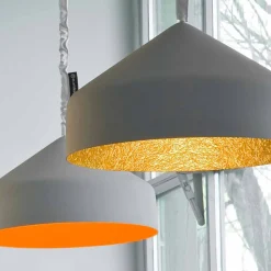 Lampada sospesa moderna In-es.artdesign Cyrcus Cemento verniciata