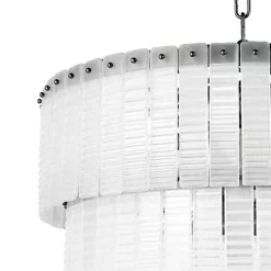 Lampada Sospesa Moderna in Vetro Artigianale Lusso Made in Italy - Valadier