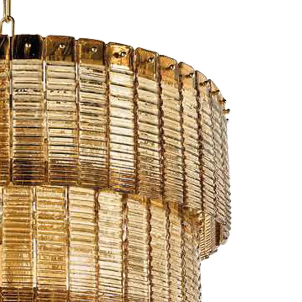 Lampada Sospesa Moderna in Vetro Artigianale Lusso Made in Italy - Valadier