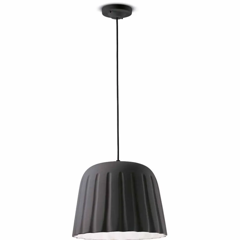 Lampada Sospesa Vintage in Ceramica Made in Italy – Ferroluce Madame Grès