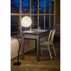 Lampada stelo flessibile da terra In-es.artdesign Micro Luna nebulite