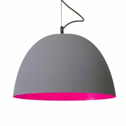 Lampada verniciata a sospensione In-es.artdesign H2o Cemento moderna