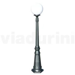 Lampione Alto 145 cm in Acrilico e Alluminio Antracite Made in Italy - Trovaantracite