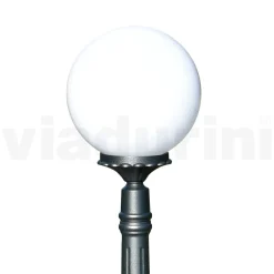 Lampione Alto 145 cm in Acrilico e Alluminio Antracite Made in Italy - Trovaantracite
