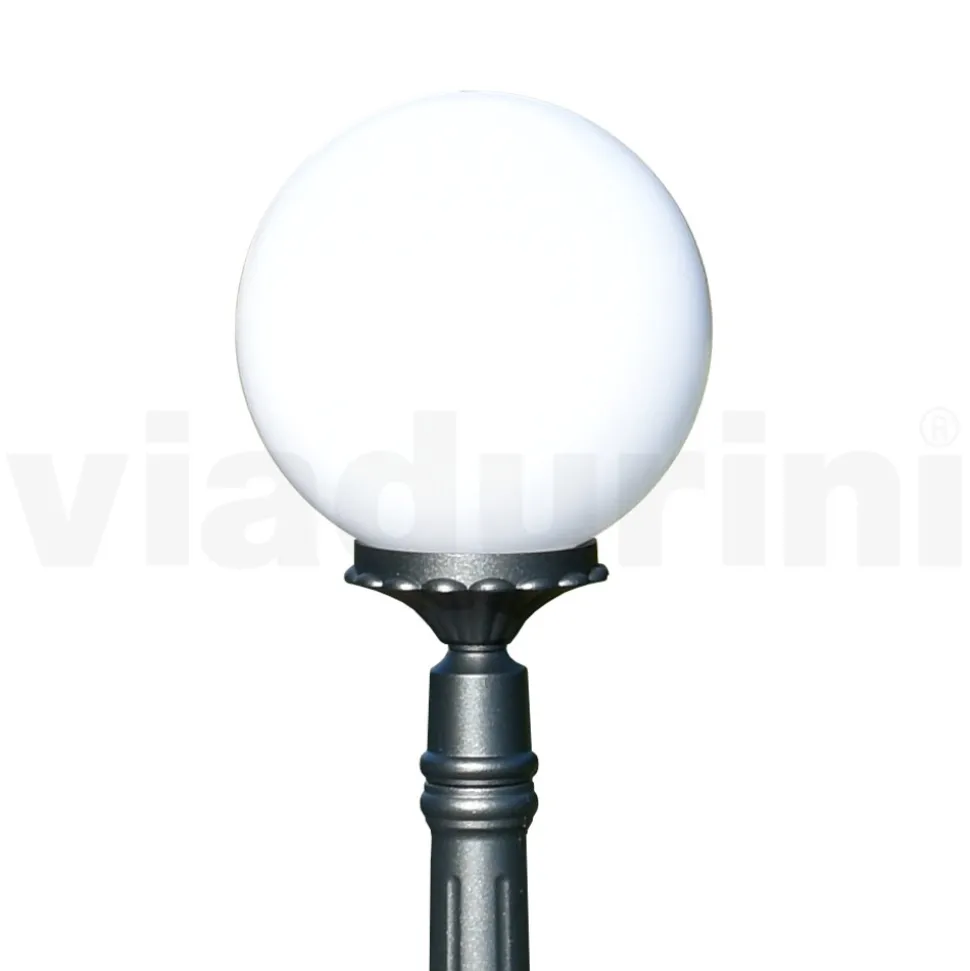 Lampione Alto 145 cm in Acrilico e Alluminio Antracite Made in Italy - Trovaantracite