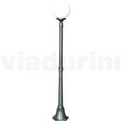 Lampione Alto 172 cm in Acrilico e Alluminio Antracite Made in Italy - Trovaantracite