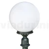 Lampione Alto 69 cm in Acrilico e Alluminio Antracite Made in Italy - Trovaantracite