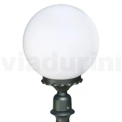 Lampione Alto 69 cm in Acrilico e Alluminio Antracite Made in Italy - Trovaantracite
