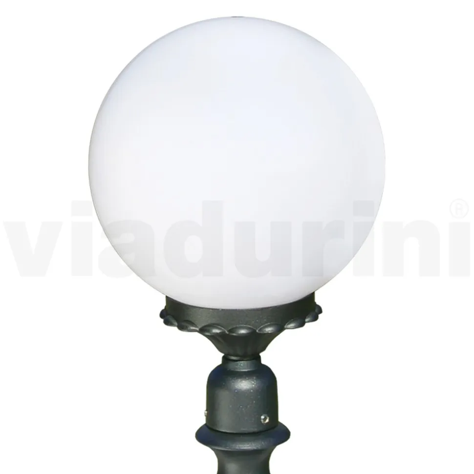 Lampione Alto 69 cm in Acrilico e Alluminio Antracite Made in Italy - Trovaantracite