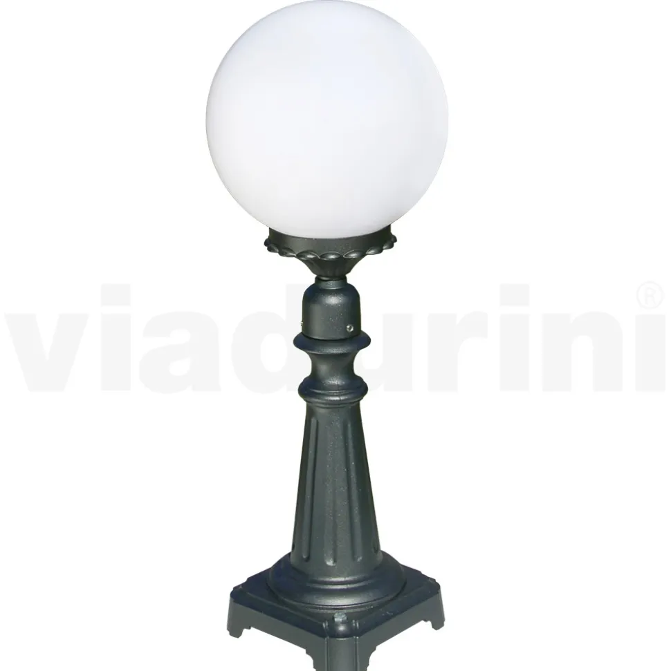 Lampione Alto 69 cm in Acrilico e Alluminio Antracite Made in Italy - Trovaantracite