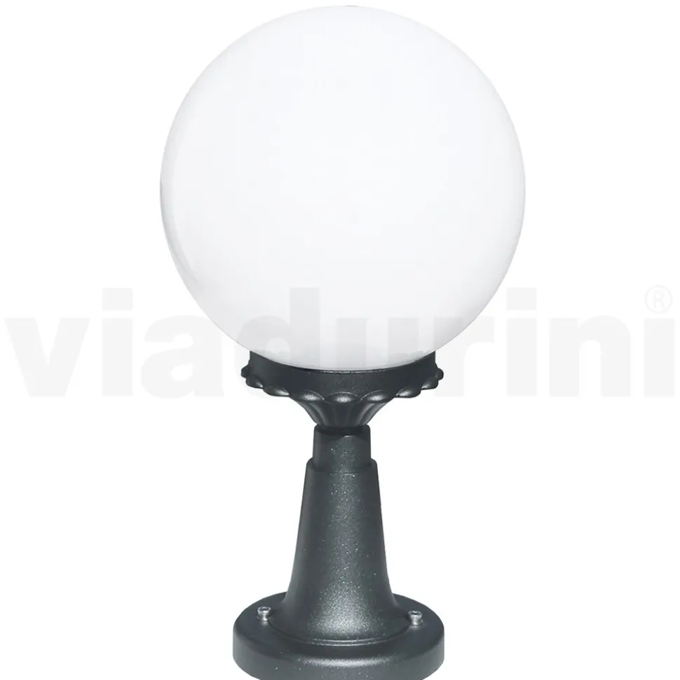 Lampione Alto 47 cm in Acrilico e Alluminio Antracite Made in Italy - Trovaantracite