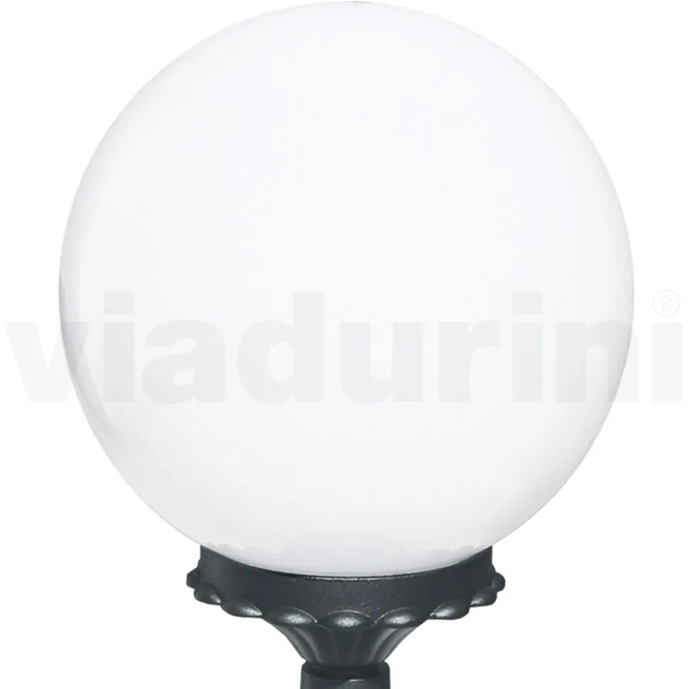 Lampione Alto 47 cm in Acrilico e Alluminio Antracite Made in Italy - Trovaantracite