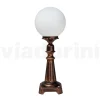 Lampione Alto 69 cm in Acrilico e Alluminio Nero Made in Italy - Trovanero