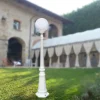 Lampione Alto 145 cm in Acrilico e Alluminio Bianco Made in Italy - Trovabianco