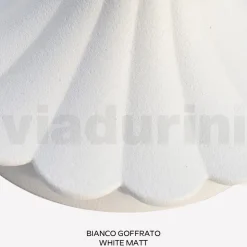 Lampione Alto 172 cm in Acrilico e Alluminio Bianco Made in Italy - Trovabianco