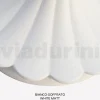 Lampione Alto 47 cm in Acrilico e Alluminio Bianco Made in Italy - Trovabianco