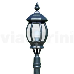 Lampione Basso per Esterno in Alluminio Antracite Made in Italy - Impero