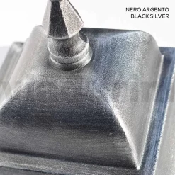 Lampione da Esterno Alto 161 cm in Vetro e Alluminio Pressofuso - Alchimista