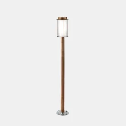 Lampione da Esterno Alto in Ottone e Vetro Made in Italy - Loggia by Il Fanale