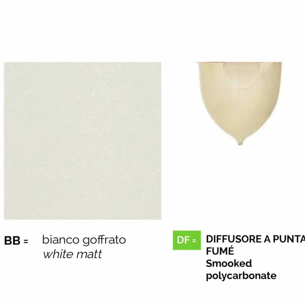 Lampione da esterno a tre luci in alluminio bianco made Italy, Anusca