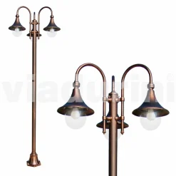 Lampione da esterno in alluminio pressofuso made in Italy, Anusca