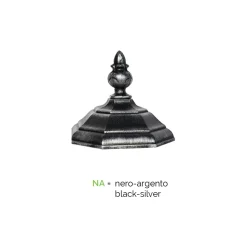 Lampione da Giardino in Alluminio Stile Vintage Made in Italy - Leona