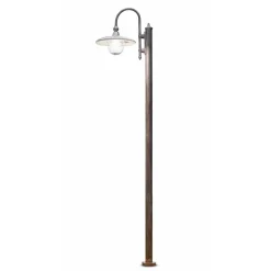 Lampione da Giardino in Alluminio a 1 o 2 o 3 Luci Design - Campobasso