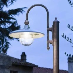 Lampione da Giardino in Alluminio a 1 o 2 o 3 Luci Design - Campobasso