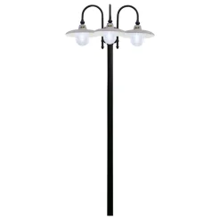 Lampione da Giardino in Alluminio a 1 o 2 o 3 Luci Design - Campobasso