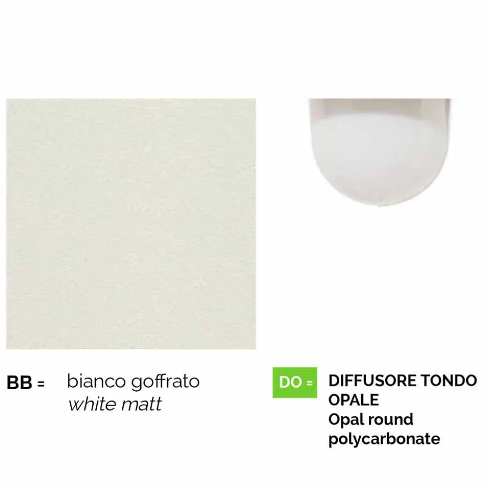 Lampione da giardino in alluminio pressofuso bianco made Italy, Anusca
