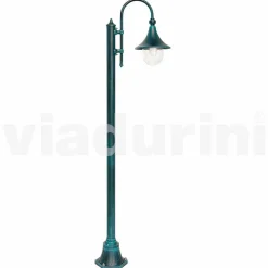 Lampione da giardino in alluminio pressofuso made in Italy, Anusca