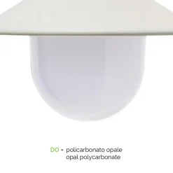 Lampione da Giardino Vintage 2 Luci in Alluminio Made in Italy - Cassandra